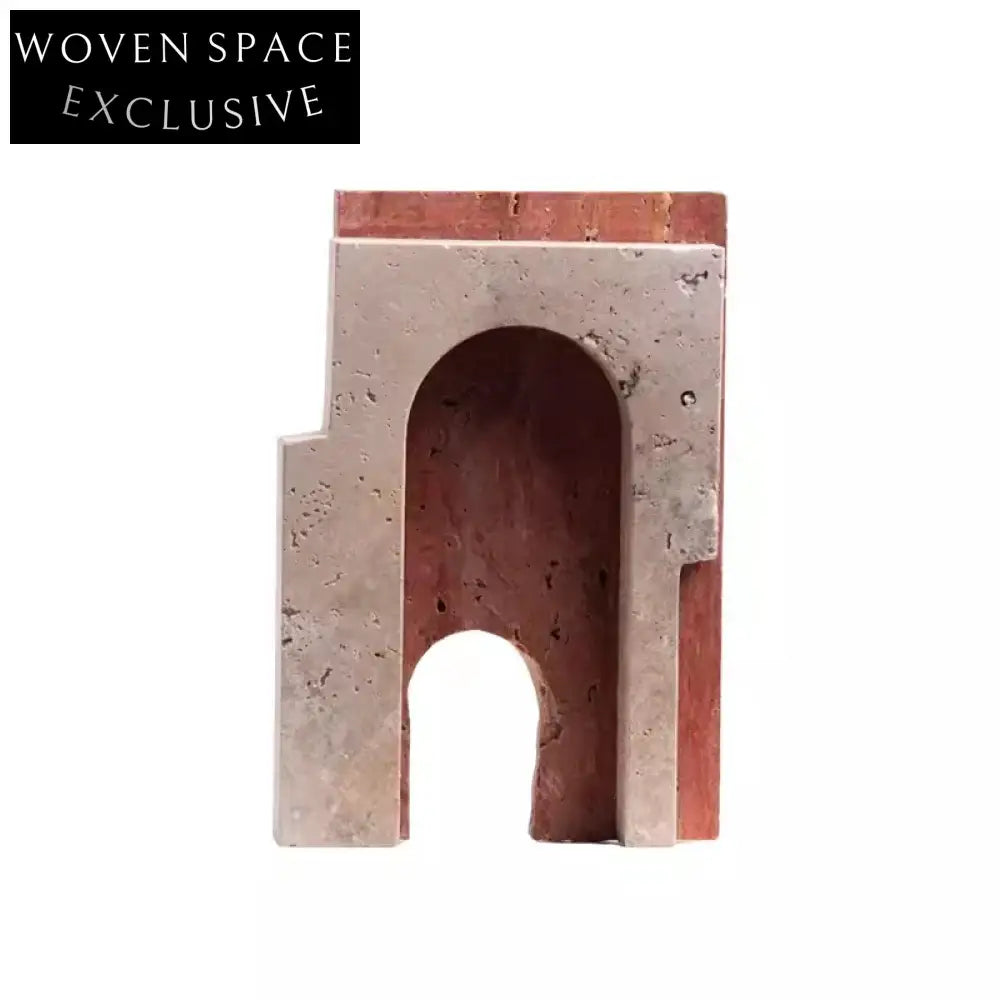 Elegant Vintage Marble Tabletop Ornament for Living Room, Unique Garden Style Decor