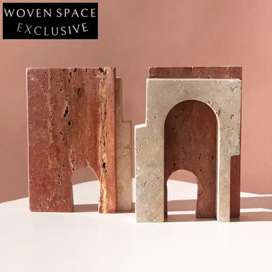 Elegant Vintage Marble Tabletop Ornament for Living Room, Unique Garden Style Decor