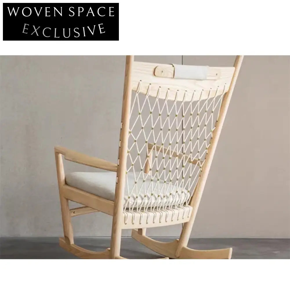 Elegant Wabi Sabi Ash Wood Eco Friendly Adjustable Dining Chair