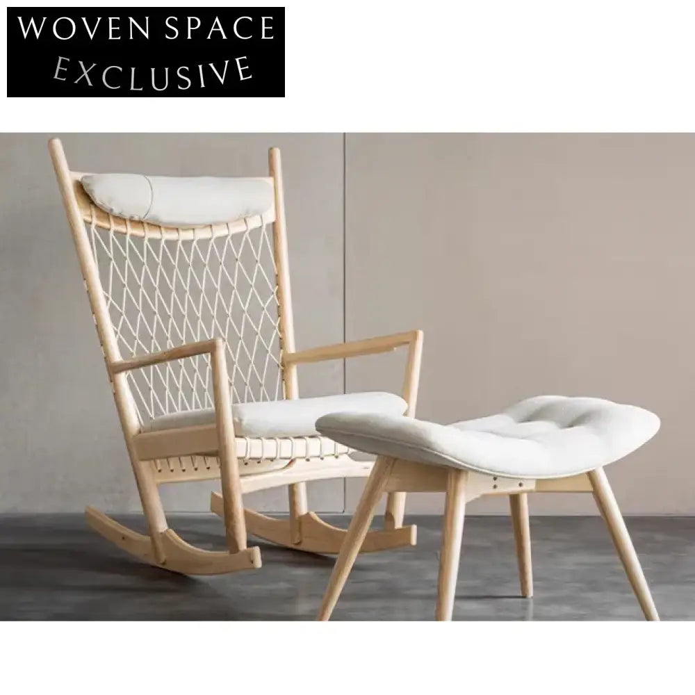 Elegant Wabi Sabi Ash Wood Eco Friendly Adjustable Dining Chair