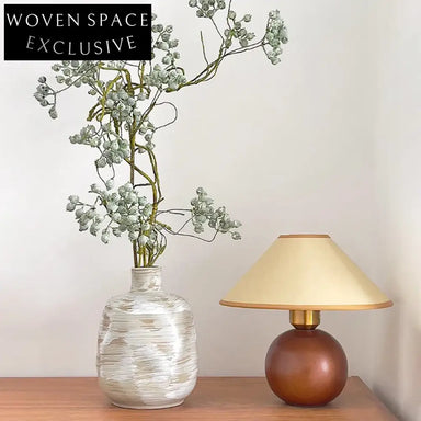 Elegant Wabi-Sabi Ceramic Porcelain Decorative Flower Vase Set for Home Decor