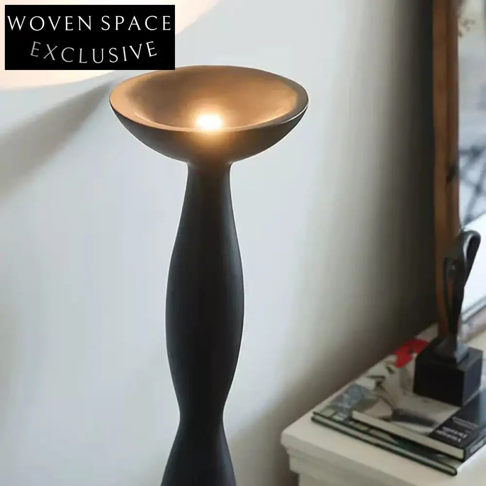 Elegant Wabi Sabi Fiberglass LED Standing Floor Lamp for Modern Homes