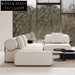Elegant Wabi-Sabi Italian Modular Fabric Sectional Sofa Set for Modern Living Rooms