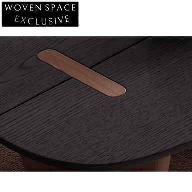 Elegant Wabi Sabi Japanese Solid Wood Handmade Living Room Coffee Table