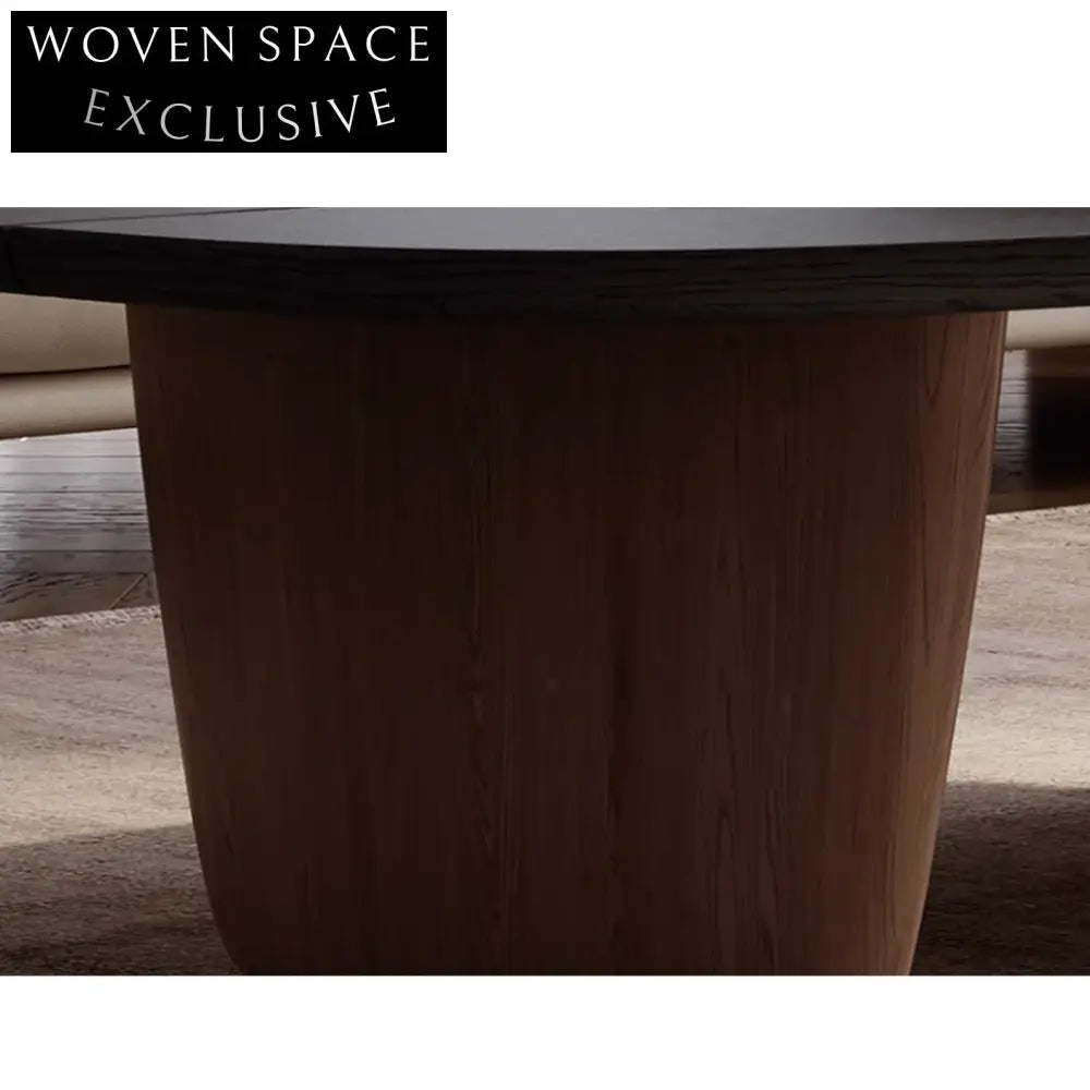 Elegant Wabi Sabi Japanese Solid Wood Handmade Living Room Coffee Table