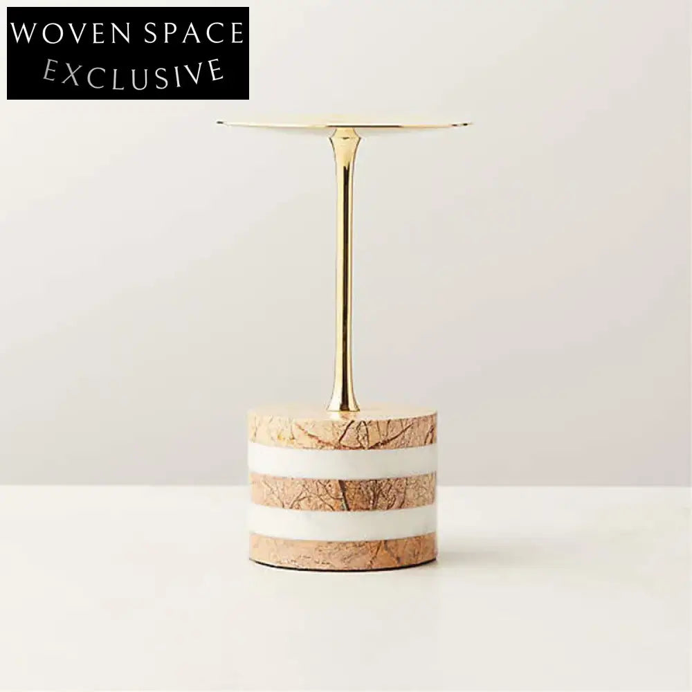 Elegant Wabi Sabi Marble Pillar Candle Holder for Modern Home Decor