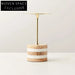 Elegant Wabi Sabi Marble Pillar Candle Holder for Modern Home Decor