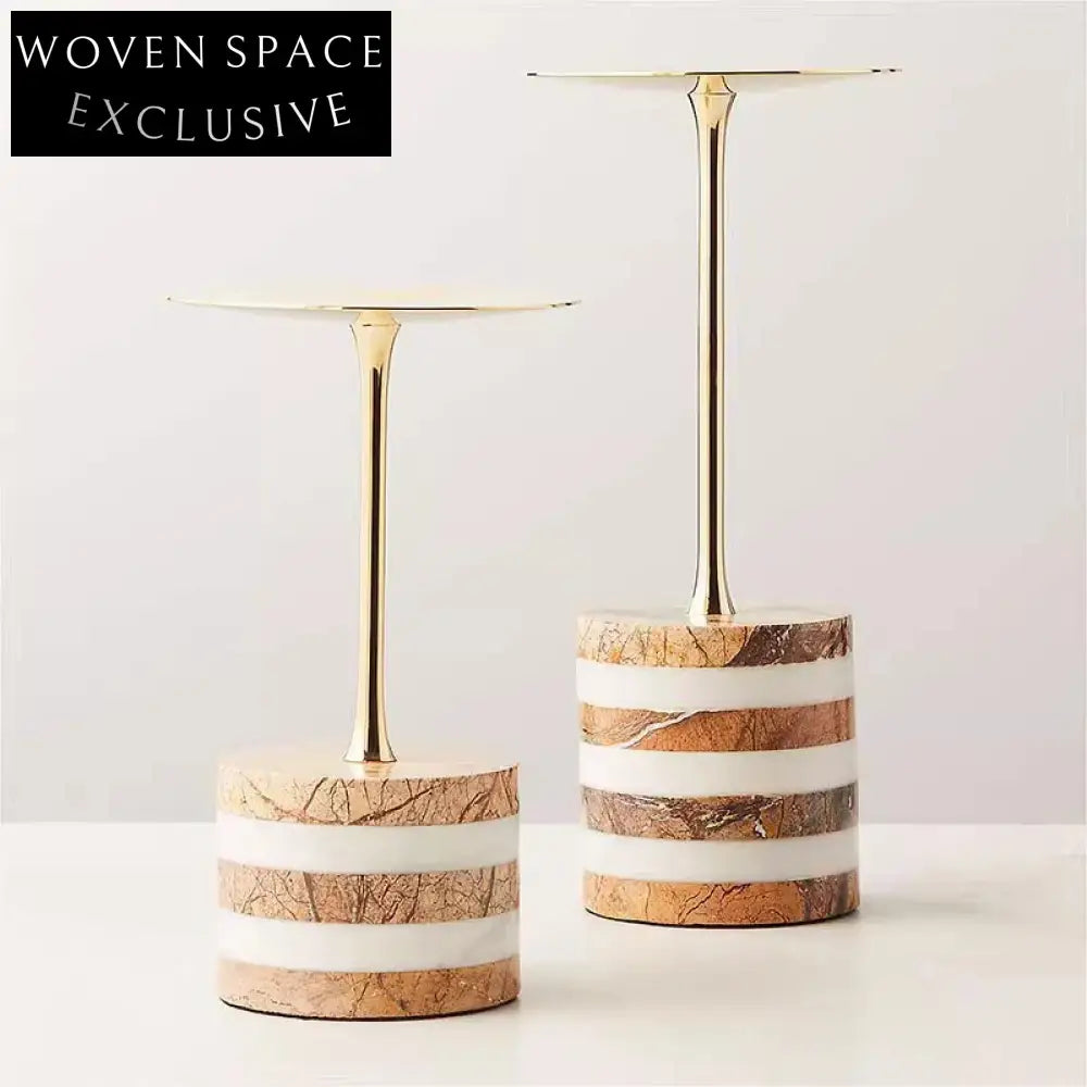 Elegant Wabi Sabi Marble Pillar Candle Holder for Modern Home Decor