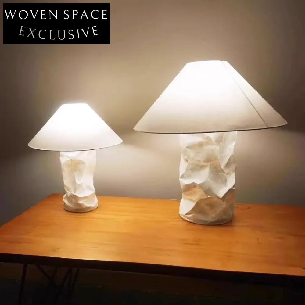 Elegant Wabi Sabi Minimalist LED Floor and Table Lamps