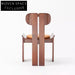 Elegant Wabi-Sabi Natural Solid Wood Durable Modern Aesthetic Dining Chair