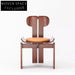 Elegant Wabi-Sabi Natural Solid Wood Durable Modern Aesthetic Dining Chair