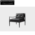 Elegant Wabi-Sabi Solid Ash Wood Upholstered Modern Dining Chair