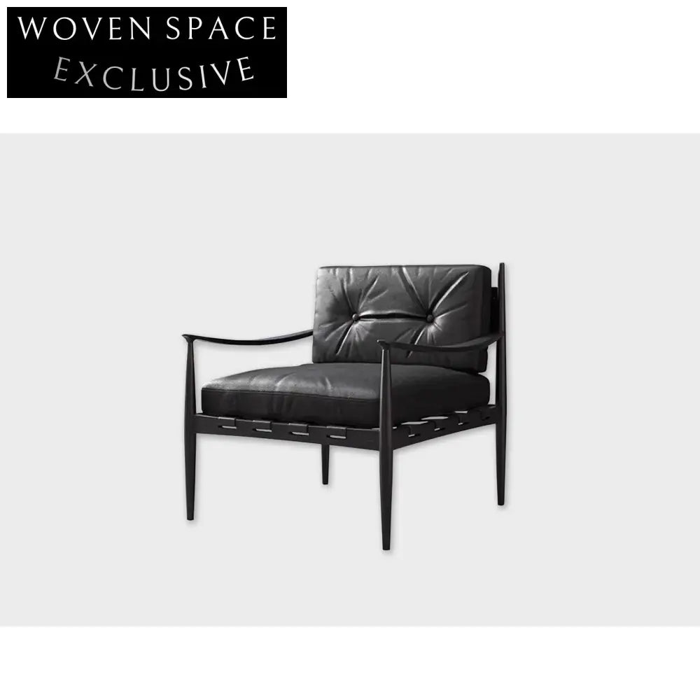 Elegant Wabi-Sabi Solid Ash Wood Upholstered Modern Dining Chair