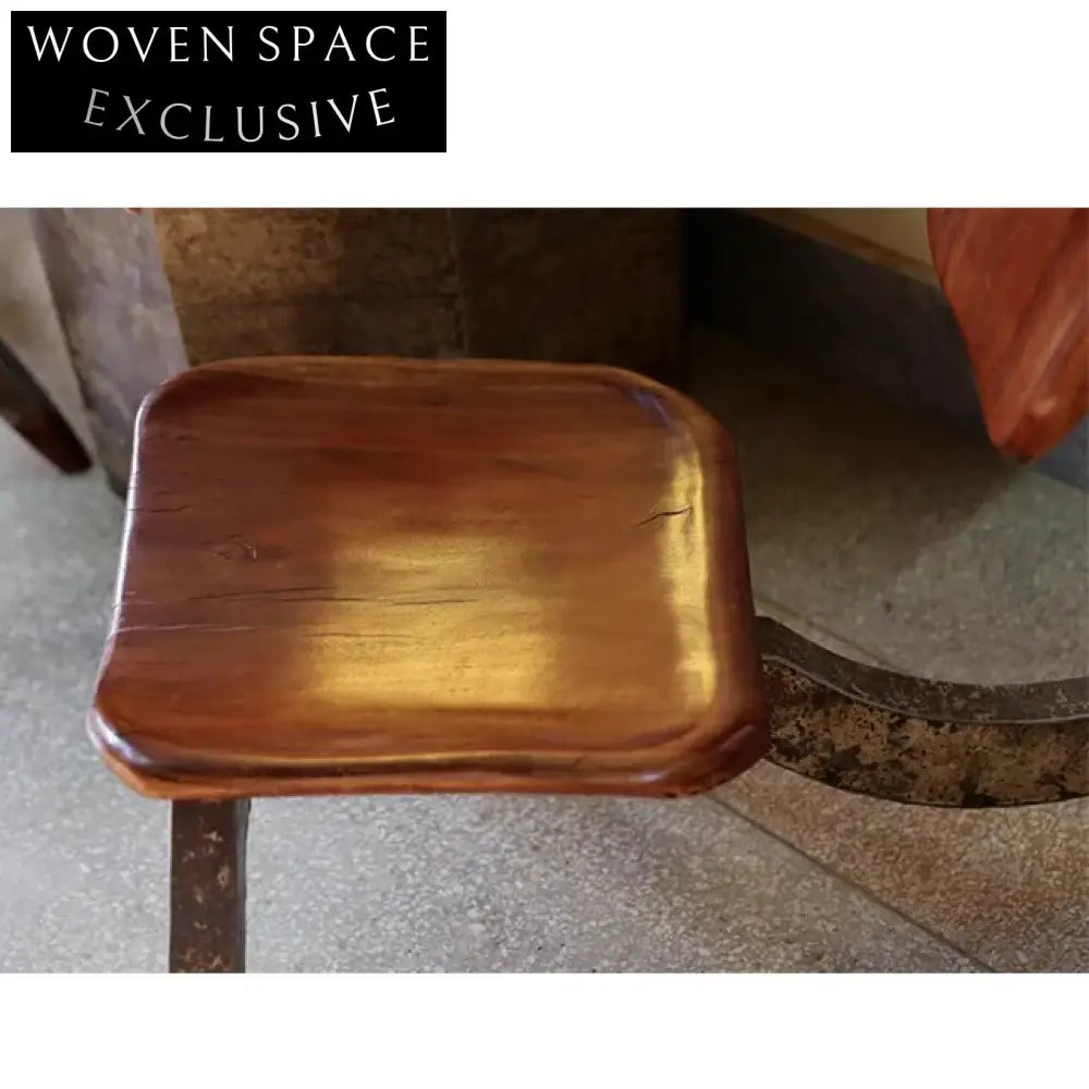 Elegant Wabi Sabi Solid Wood Waterproof Eco-Friendly Dining Chair