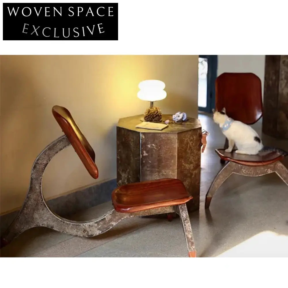 Elegant Wabi Sabi Solid Wood Waterproof Eco-Friendly Dining Chair