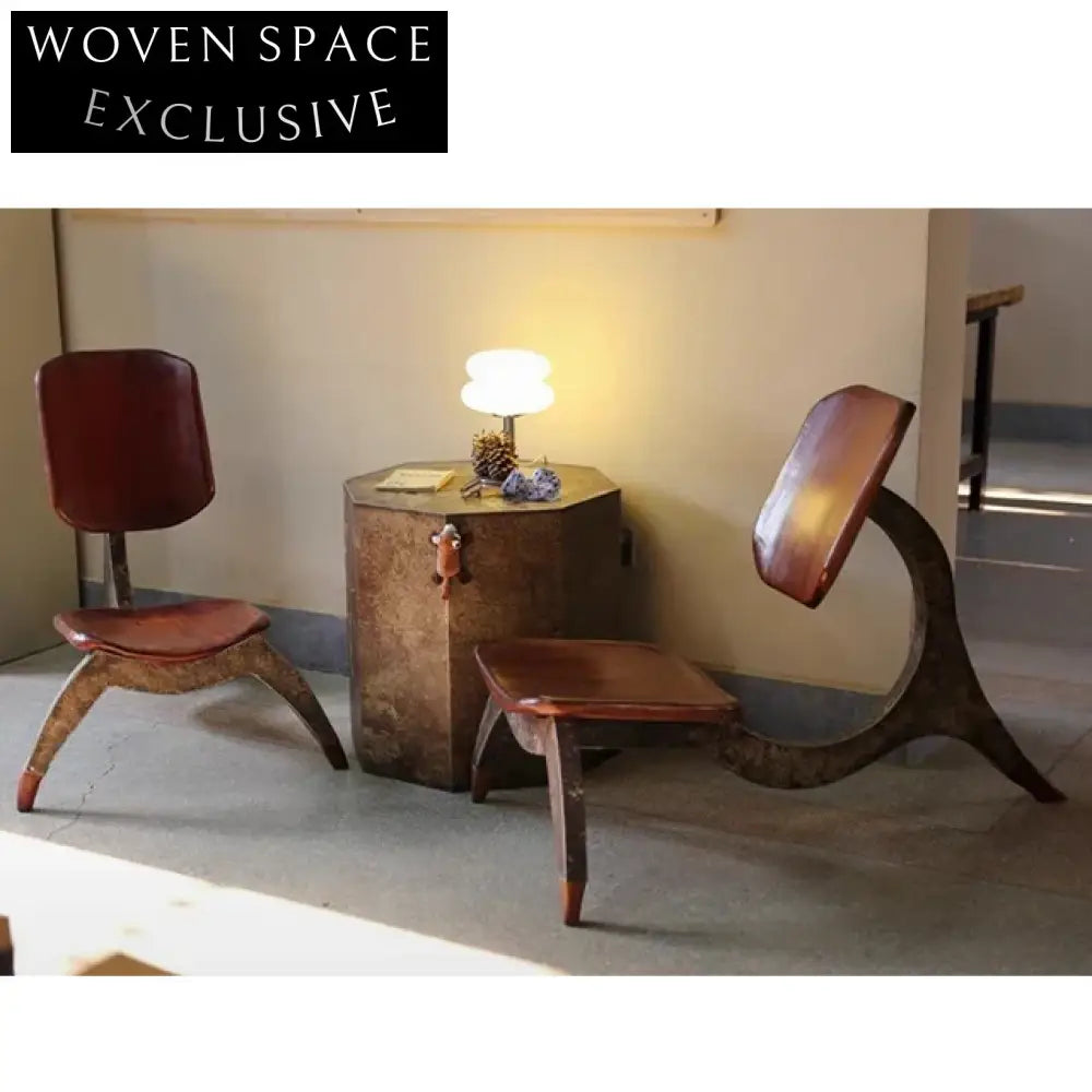 Elegant Wabi Sabi Solid Wood Waterproof Eco-Friendly Dining Chair