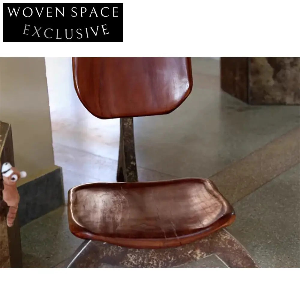 Elegant Wabi Sabi Solid Wood Waterproof Eco-Friendly Dining Chair