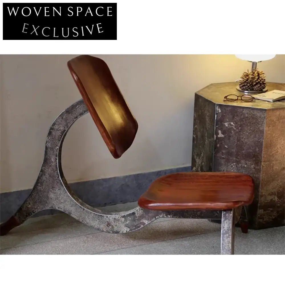 Elegant Wabi Sabi Solid Wood Waterproof Eco-Friendly Dining Chair