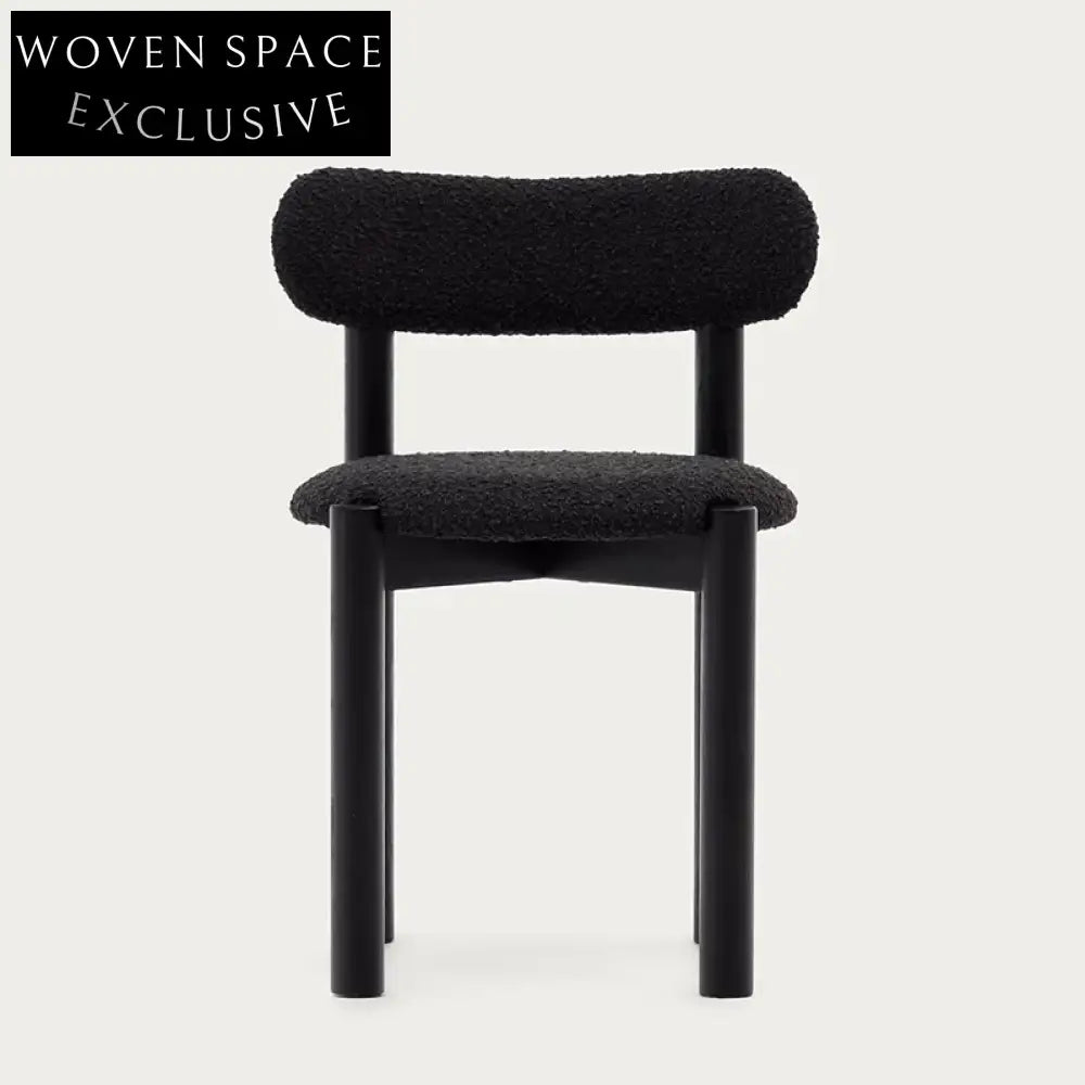 Elegant Wabi-sabi Style Fabric Upholstered Dining Room Accent Chair