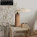 Elegant Wabisabi Fabric LED Floor and Table Lamp for Modern Homes
