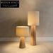 Elegant Wabisabi Modern Fabric Floor Lamp for Living Room Decor Lighting