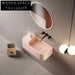 Elegant Wall Hung Natural Sand Resin Bathroom Basin Sink for Modern Homes
