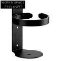 Elegant Wall Mounted Foam Soap Dispenser, Durable Black Metal Finish, Bathroom Accessory