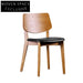 Elegant Walnut Ash Solid Wood Dining Chair for Restaurant Home Hotel