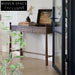 Elegant Walnut Solid Wood Console Table Retro Design | Versatile Entryway Dressing Desk