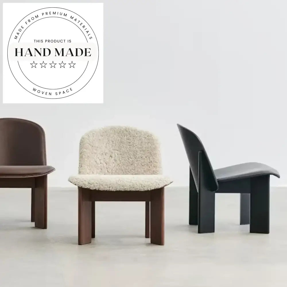 Elegant Walnut Wood Accent Chair for Modern Living Room Spaces