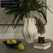 Elegant White Ceramic Large Flower Vase for Stylish Tabletop Decor