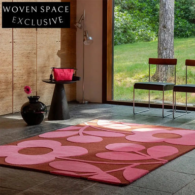 Elegant White Handmade Irregular Shape Area Rug for Chic Living Bedroom