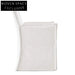 Elegant White Linen Slipcover Dining Armchair Modern Classic Wood Frame Comfort