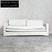 Modern Chile Style White Linen Slipcover Sofa Couch for Living Room Comfort