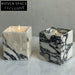Elegant White Marble Unique Design Luxury Home Decor Candle Holder