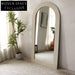Elegant Wood Frame Full-Length Floor Dressing Mirror for Home Decor Living Room