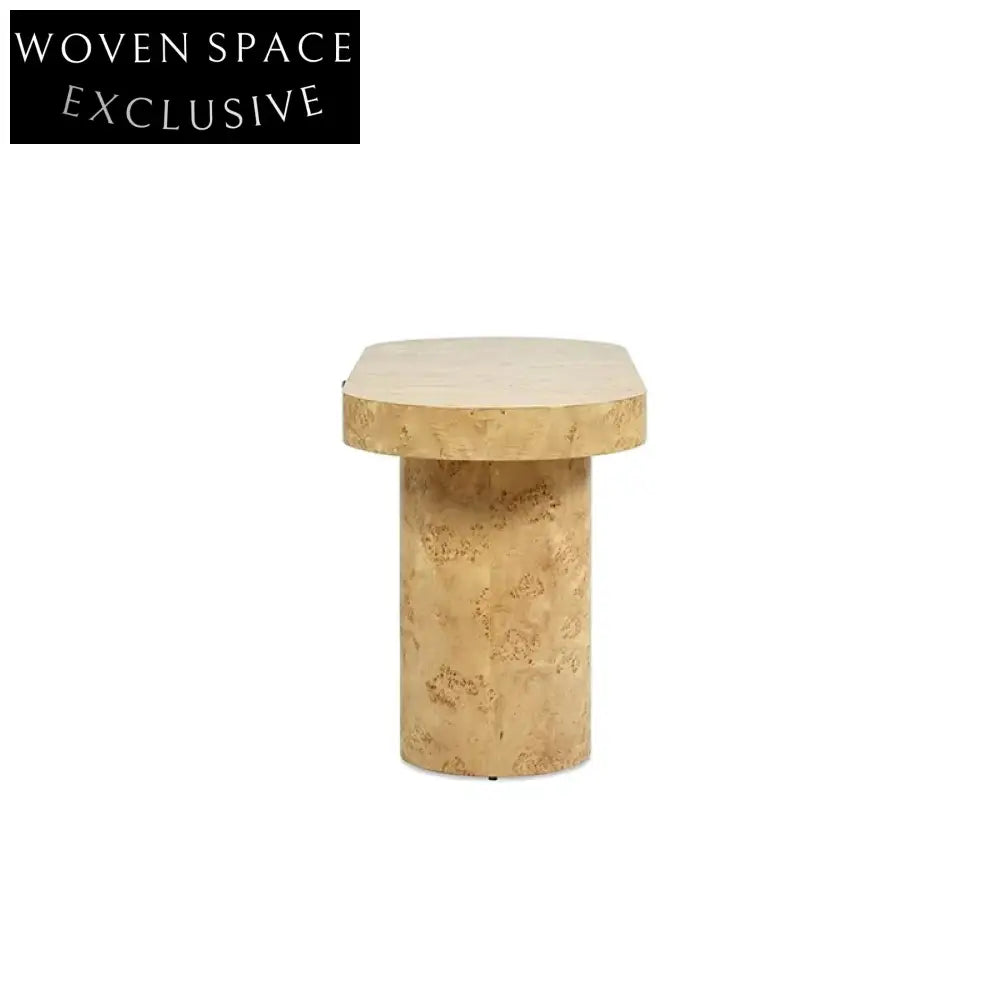 Elegant Wooden Executive Office Desk with Ample Workspace, Walnut Finish Table
