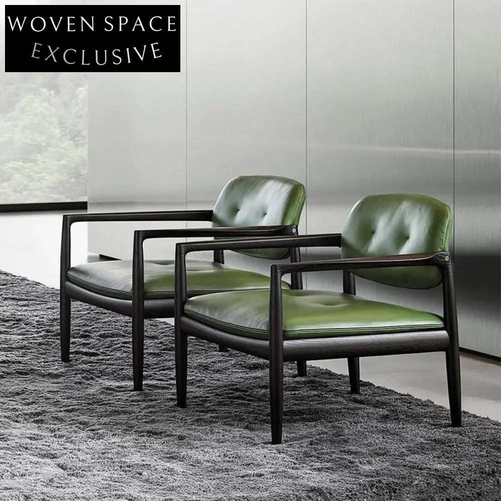 Elegant Wooden Leather Dining Armchair, Hotel Cafe Restaurant Seating