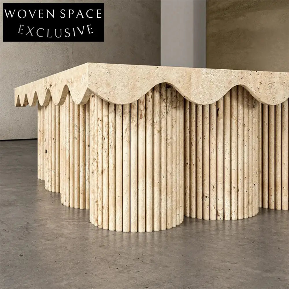 Elegantly Designed Calacatta Viola Pattern Marble Rectangle Living Room Coffee Table