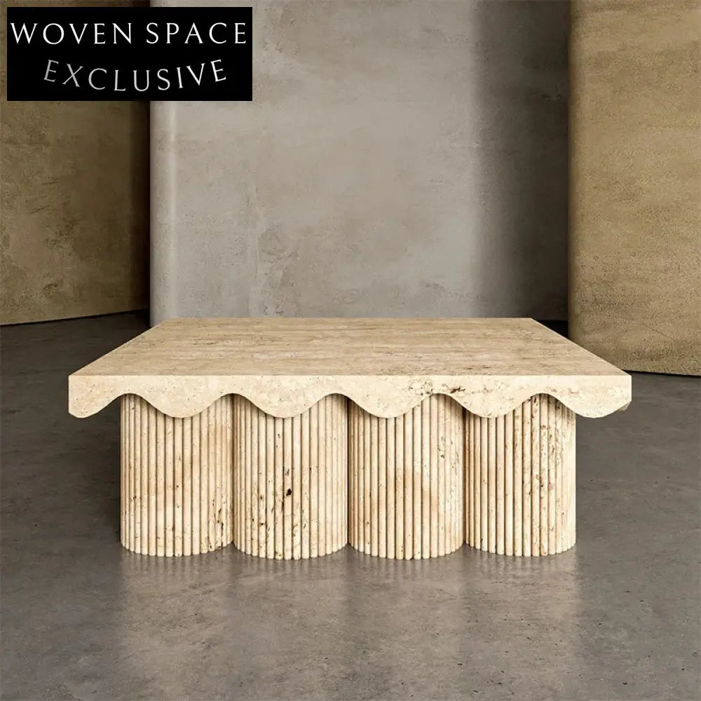 Elegantly Designed Calacatta Viola Pattern Marble Rectangle Living Room Coffee Table