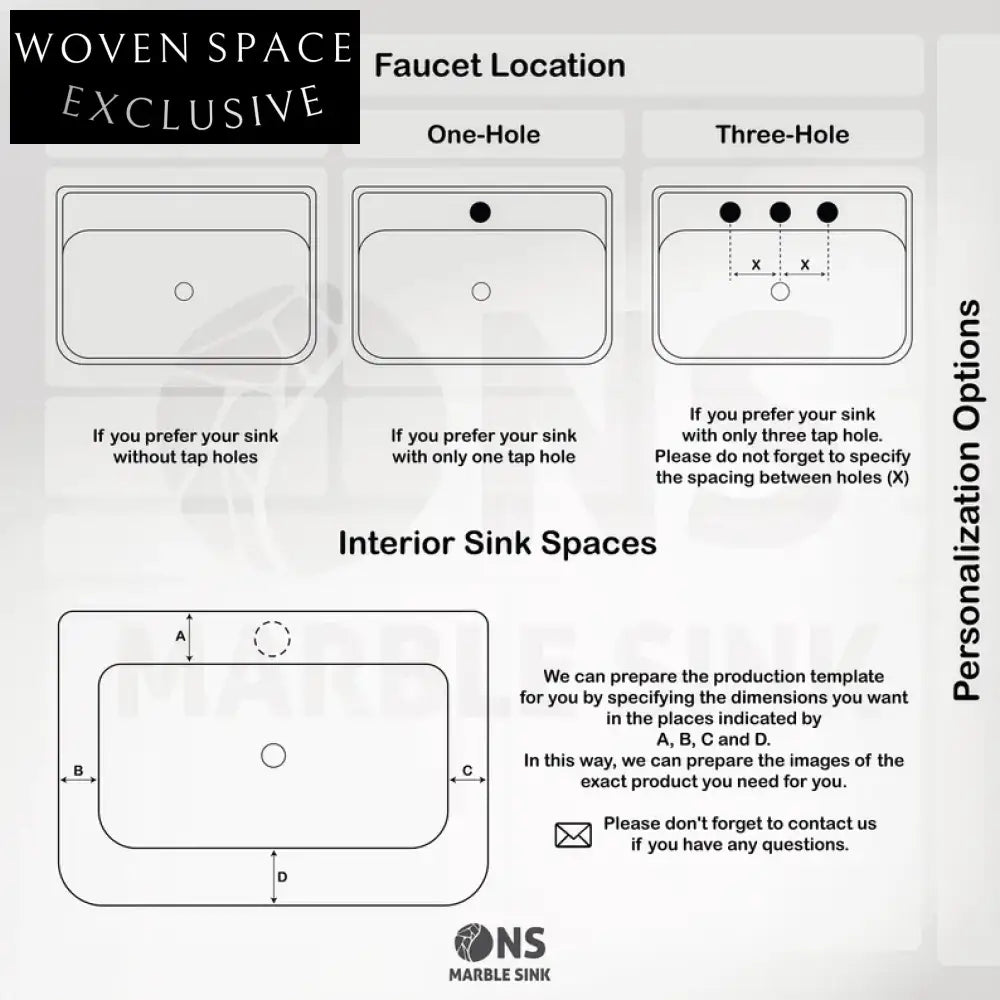 Elena Marble Sink Monet