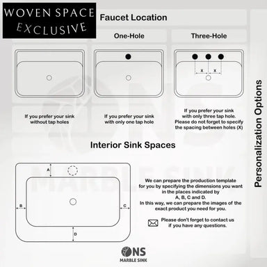 Elena Marble Sink Monet