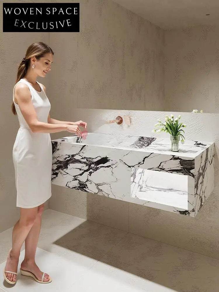 Elio Red Cave Antique Marble Sink