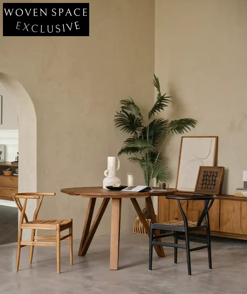 Elisa Solid Wood Medieval Style Dining Chair Original color|Ready stock / In stock