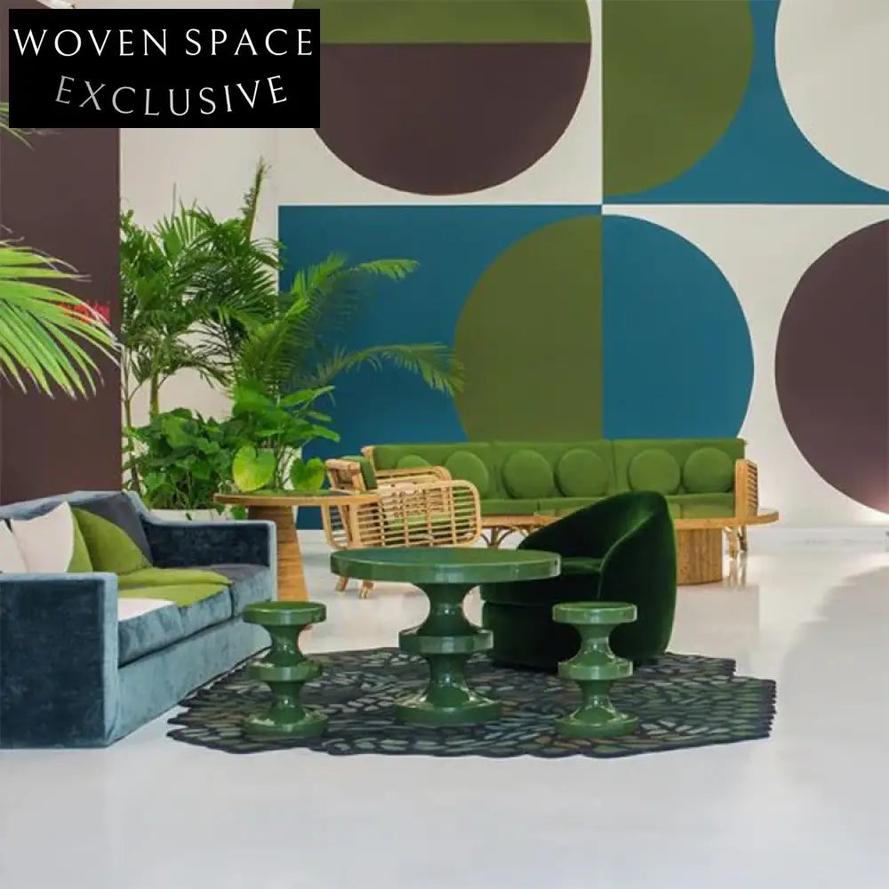 Emerald Green Velvet Italian Retro 3-Seater Living Room Sofa Couch