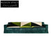 Emerald Green Velvet Italian Retro 3-Seater Living Room Sofa Couch