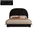 Emerald Green Velvet Upholstered Platform Bed Frame with Tufted Headboard