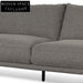 Emilis 4 Seater Right Chaise Fabric Sofa - Graphite Grey Sofas
