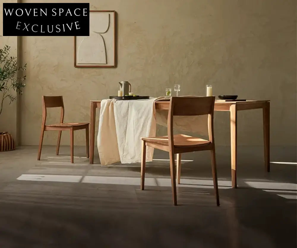 Eulalie High-End Teak Solid Wood Dining Chair Spot goods