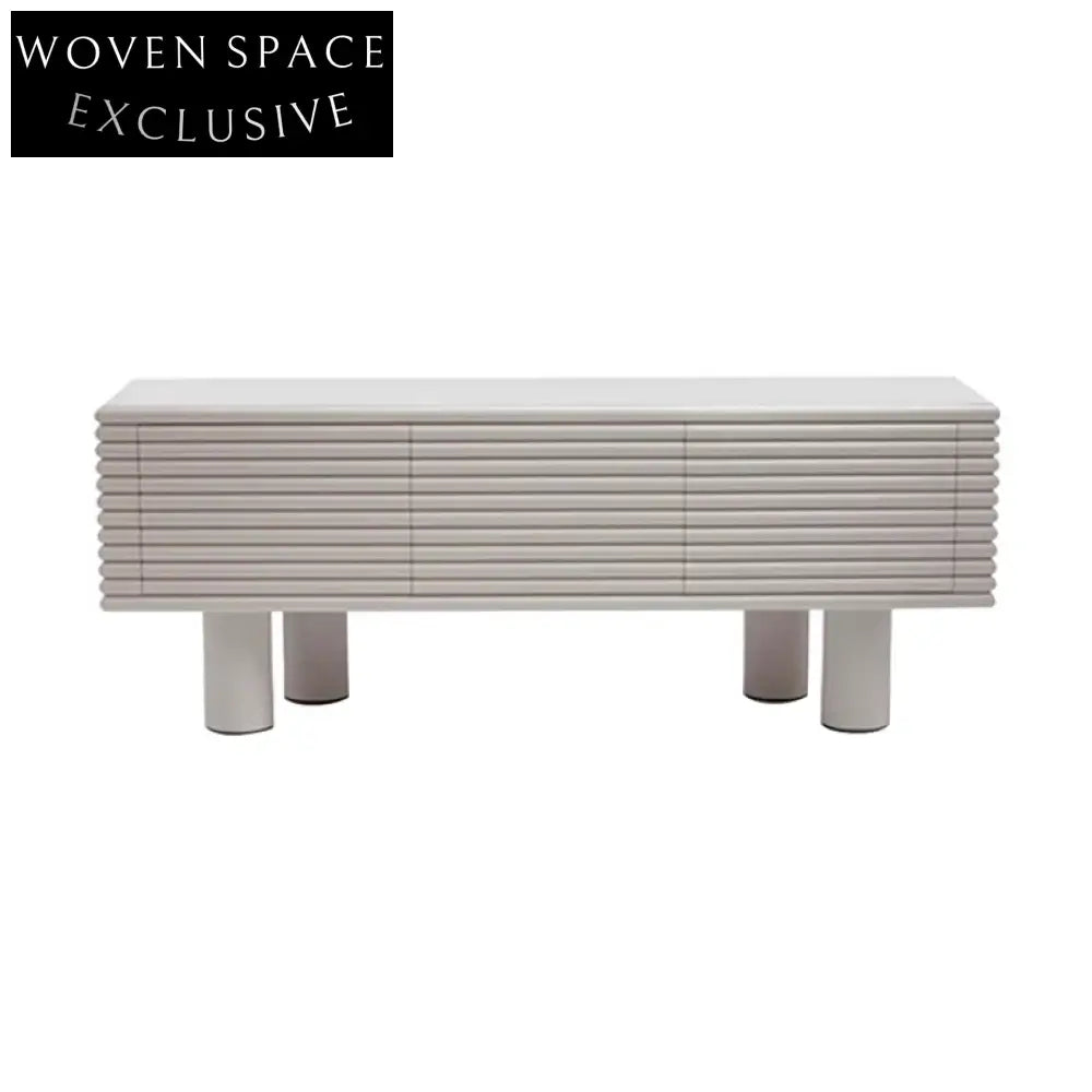 European Natural Wood Multi-Functional Storage Cabinet for Living Room & Kitchen